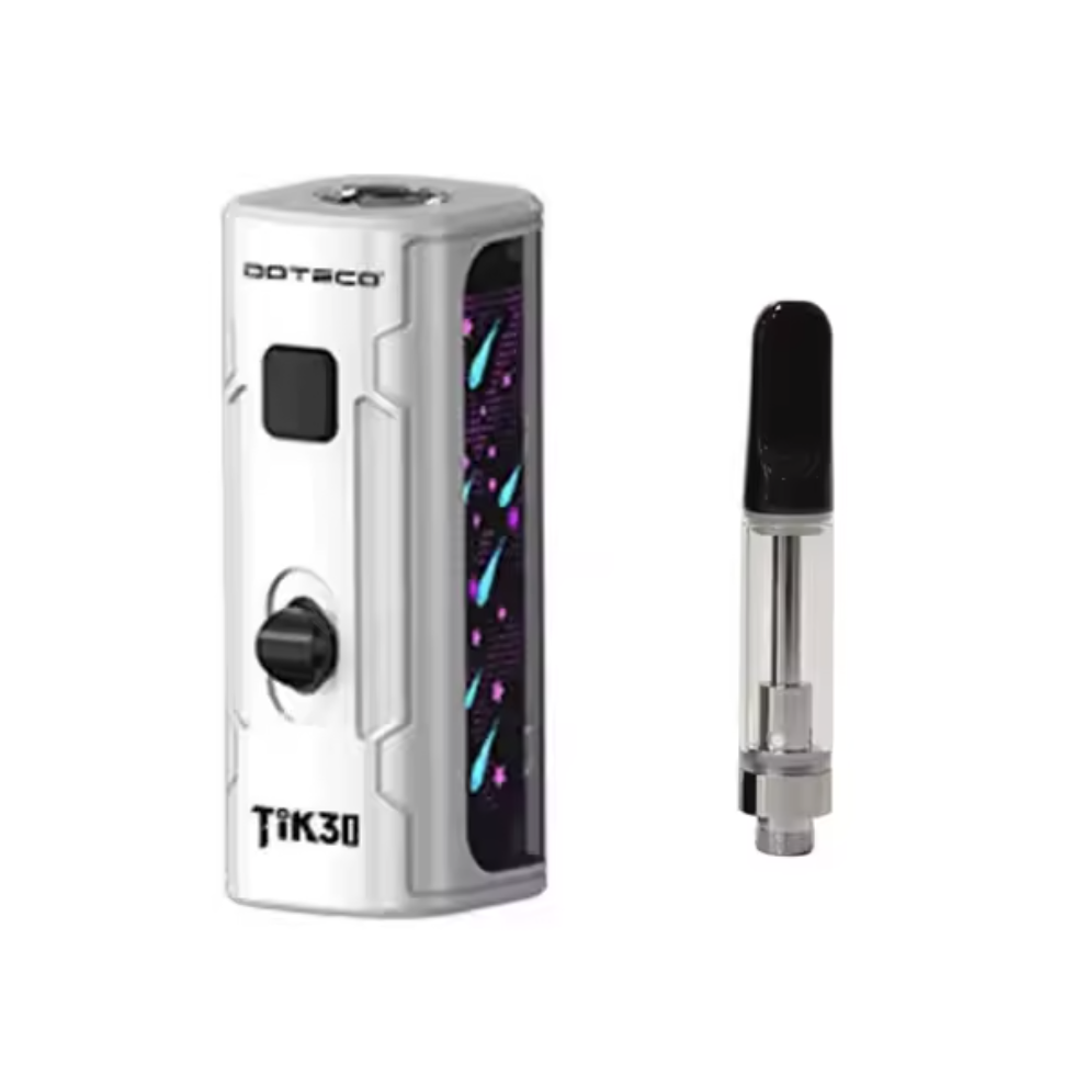 Вейп-батарея Tik30 510 з дисплеєм | 650 мА·г | Type-C зарядка для CBD-картриджів
