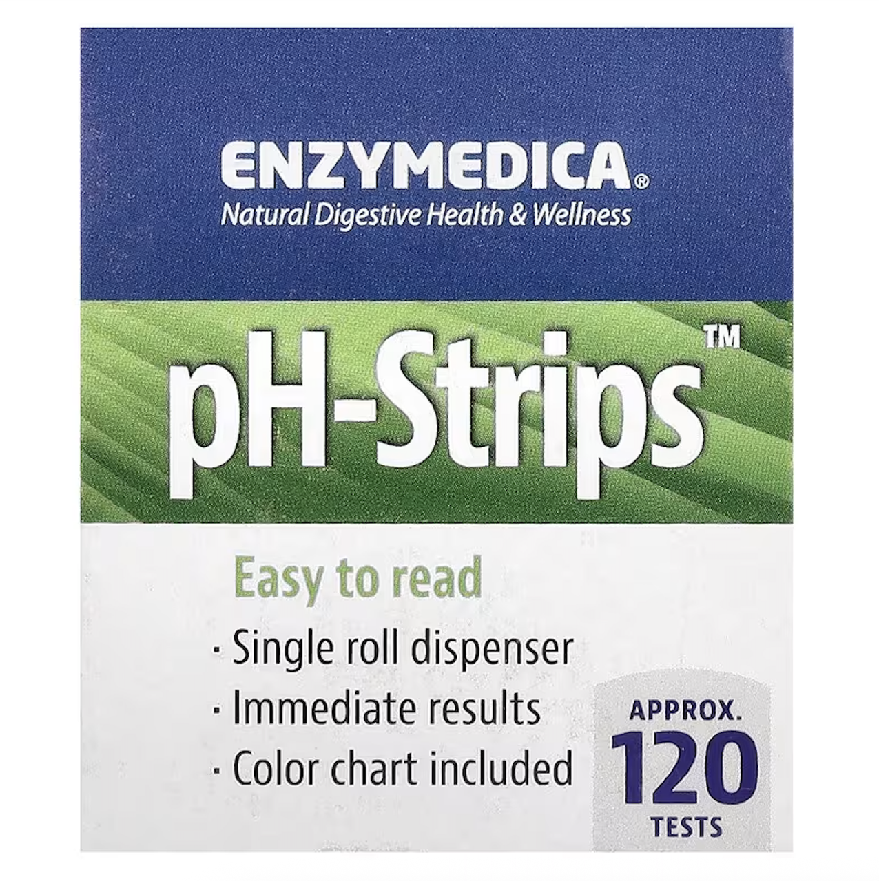 Enzymedica, pH-Strips, 16-футова стрічка в рулоні