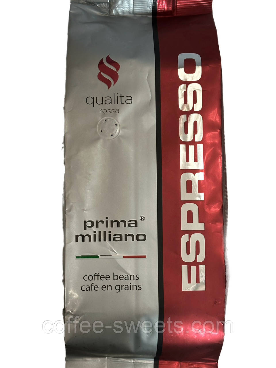 Кава в зернах Espresso Prima Milano Qualita Rossa 1 кг