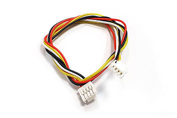 50 шт - Кабель силіконовий Micro JST GH F 4 pin - Micro JST GH F 4 pin 30AWG (200 мм)