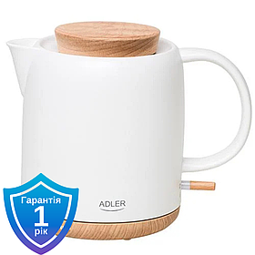 Чайник електричний Adler AD 1304, ceramic 1 L