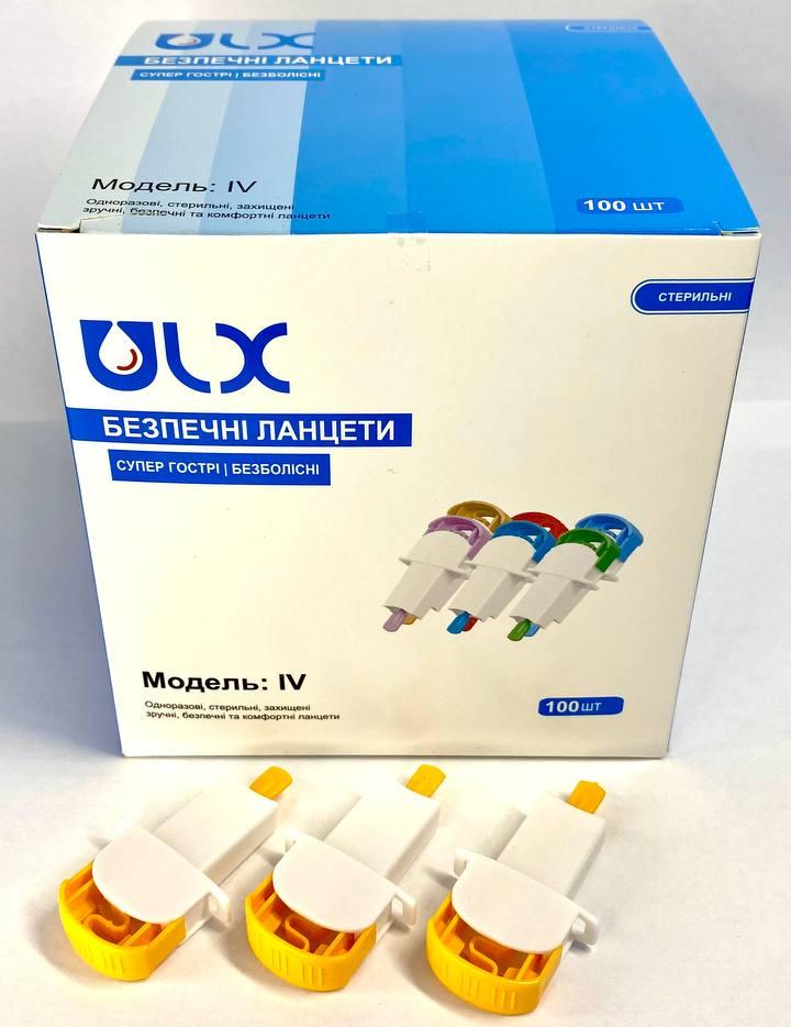 Автоматичні ланцети безпечні ULX™, Модель IV: Голка 28G | Глибина 1.8 мм | Маленький потік крові (100 шт.), фото 1