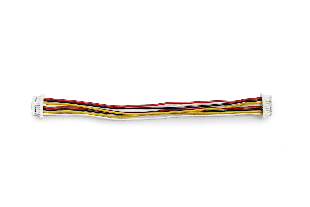 Кабель силіконовий Micro JST SH1.0 F 8pin 32AWG 100мм для електроніки та робототехніки (HM)