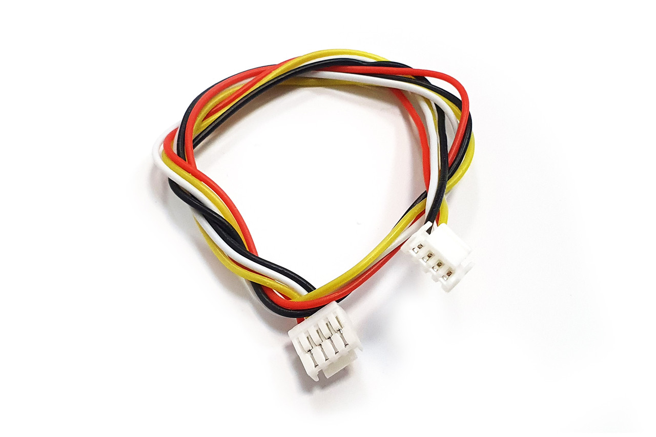 Кабель силіконовий Micro JST GH F 4 pin 30AWG 200 мм новий для електроніки з якісним покриттям (HM)