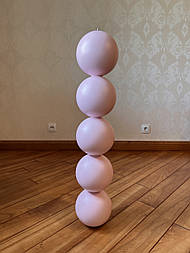 Меблеві ніжки і опори дерев'яні для столу кулі H.800 D.163 /  Високі Кулі - 5.3