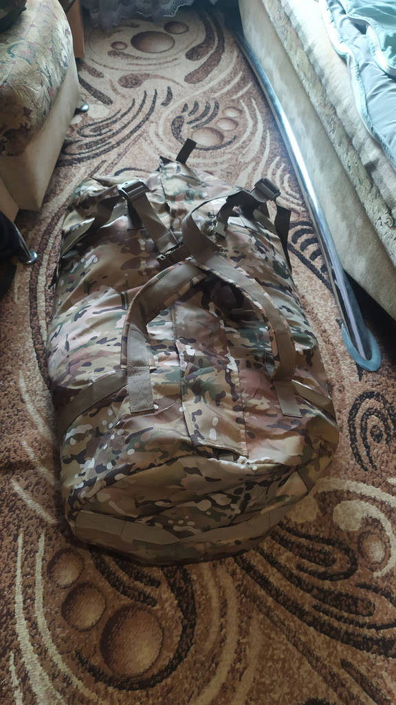 Сумка-баул 120 л kiborg мультикам рюкзак армійський Військовий баул тактичний зсу Баул військовий - фото покупців 1