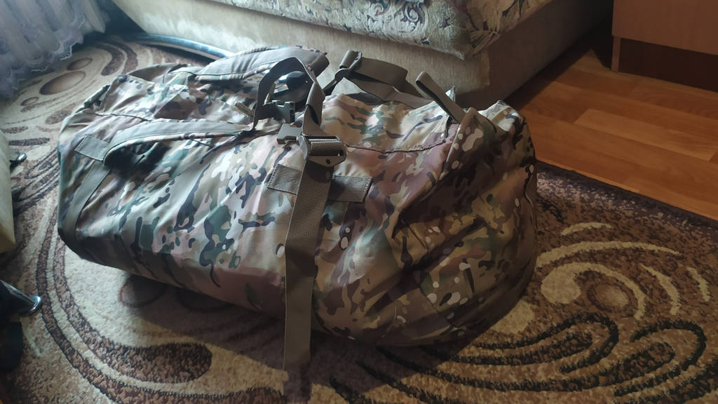 Сумка-баул 120 л kiborg мультикам рюкзак армійський Військовий баул тактичний зсу Баул військовий - фото покупців 2