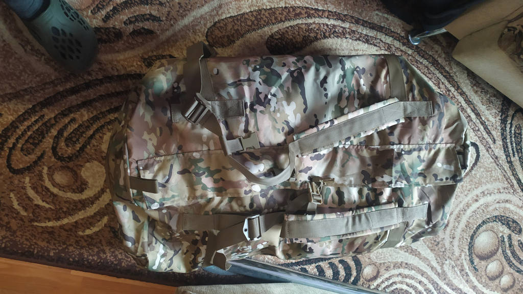 Сумка-баул 120 л kiborg мультикам рюкзак армійський Військовий баул тактичний зсу Баул військовий - фото покупців 3