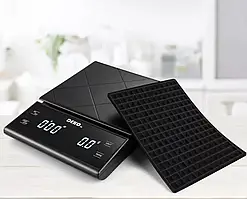 Ваги кавові електронні AND 6012 з таймером та гумовим килимком в комплекті
