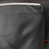 Спідниця Модниця атласна міді висока посадка 50 чорна, фото 4