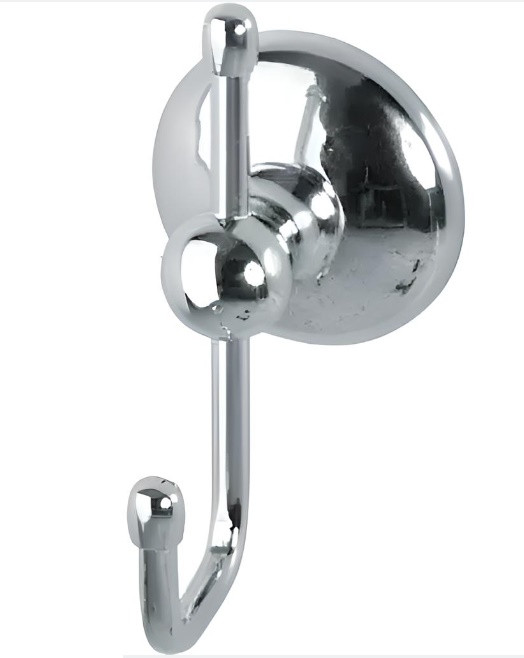 Одинарний гачок для ванної кімнати Lider (латунь), хром 1091, фото 1