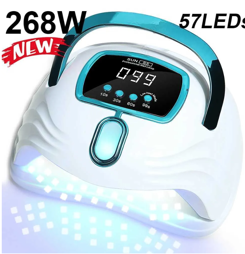 UV/LED лампа Sun-S5 для сушки гель-лака, 268Вт, фото 1