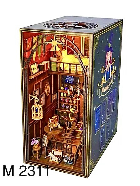 Кукольный 3D домик румбокс в миниатюре "Mira Magic House" Волшебный дом Миры M2311, фото 1
