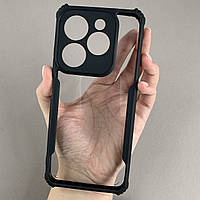 Чохол для Tecno Spark Go 2024 (BG6) прозорий чохол накладка із захистом камери на техно спарк го чорний r0y