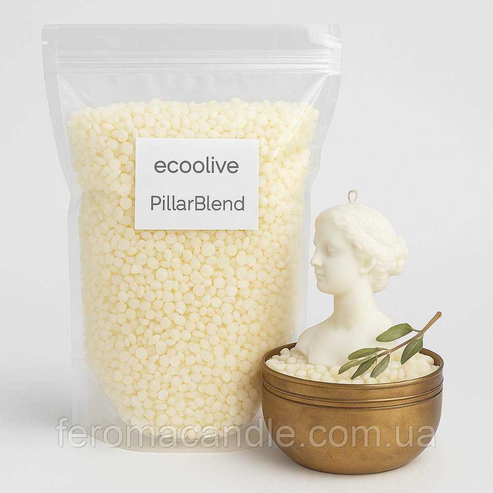 Оливковий віск EcoOlive Pillar Kerasoy для молдів ,1 кг