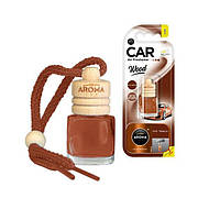 Автомобільний освіжувач повітря 6 мл AROMA CAR Wood Anti Tobacco