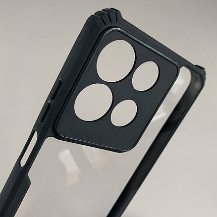 Чохол для Motorola G15 Power прозорий чохол накладка із захистом камери на моторола г15 павер чорний r0y, фото 2