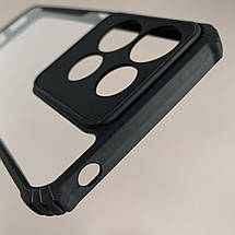 Чохол для Motorola G15 Power прозорий чохол накладка із захистом камери на моторола г15 павер чорний r0y, фото 3