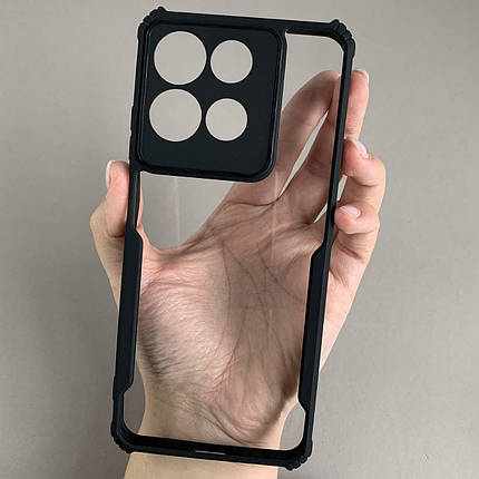 Чохол для Motorola G15 Power прозорий чохол накладка із захистом камери на моторола г15 павер чорний r0y, фото 1