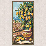 Алмазна мозаїка/вишивка Цитрусове дерево 40*80 см Орігамі OD 5116, фото 4