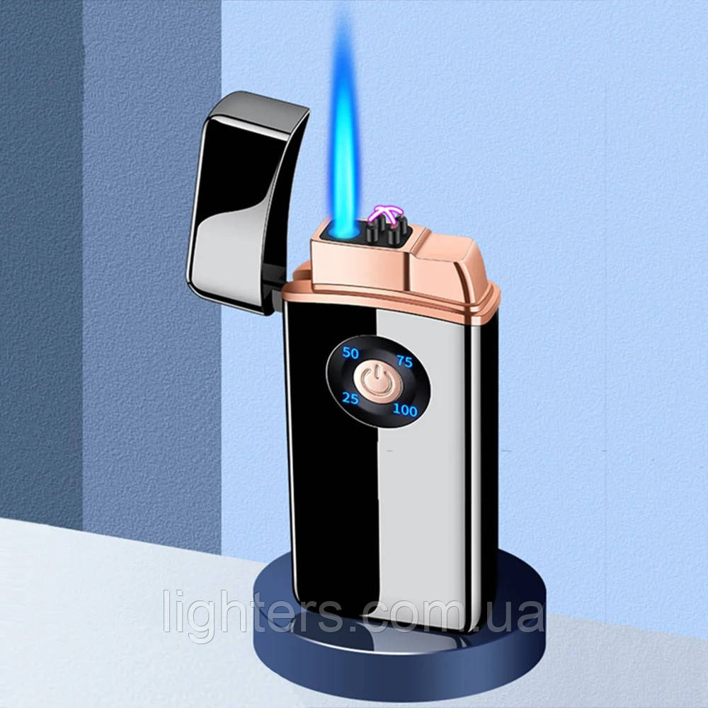 Електроімпульсна запальничка USB + турбо в подарунковій упаковці LG-626B