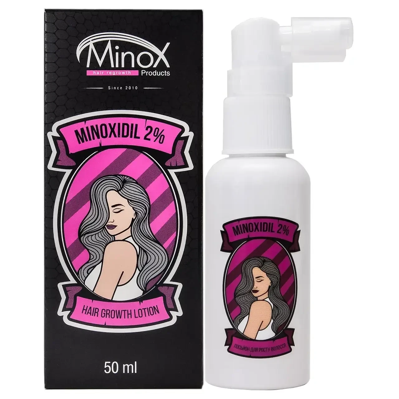 Лосьйон 2% для росту волосся та проти випадіння, Minox Hair Protect, 50 мл