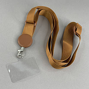 Ремінець на шию для телефону універсальний ремінець тримач crossbody для смартфона коричневий y4v