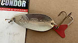 Блешня коливальна (колебалка / коливалка ) Condor Lady 18 г / 63 мм хром, фото 3