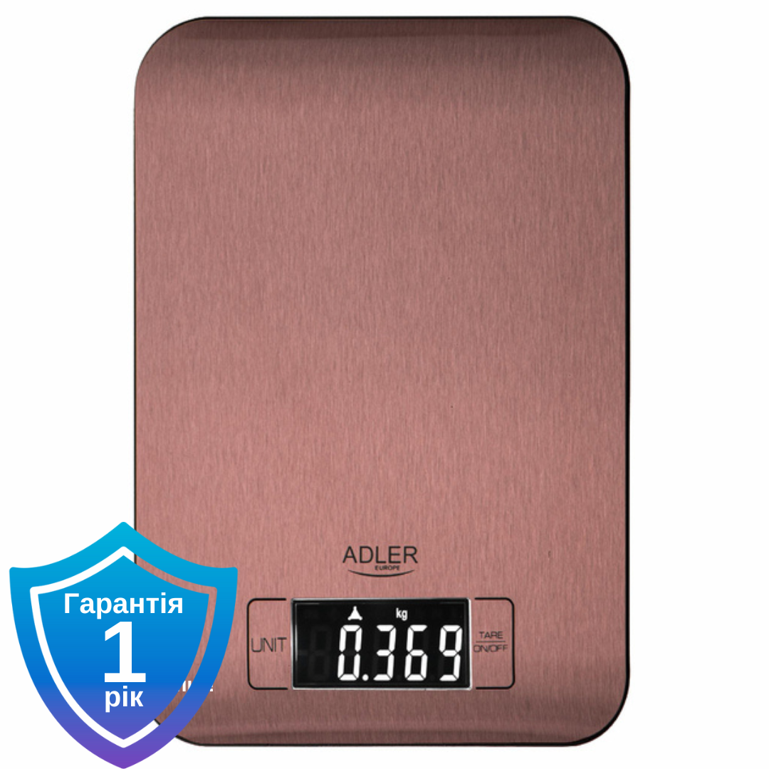 Ваги кухонні Adler AD 3183 copper, 5kg