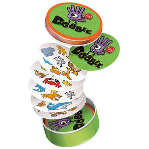 Настільна гра Dobble KIDS (Доббль Тваринки або Spot it Animals) + УКРАЇНСЬКОЮ правила, фото 2