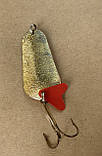 Блешня коливальна (коливалка) 24 г / 65 мм Condor Twin золото / мідь, фото 3