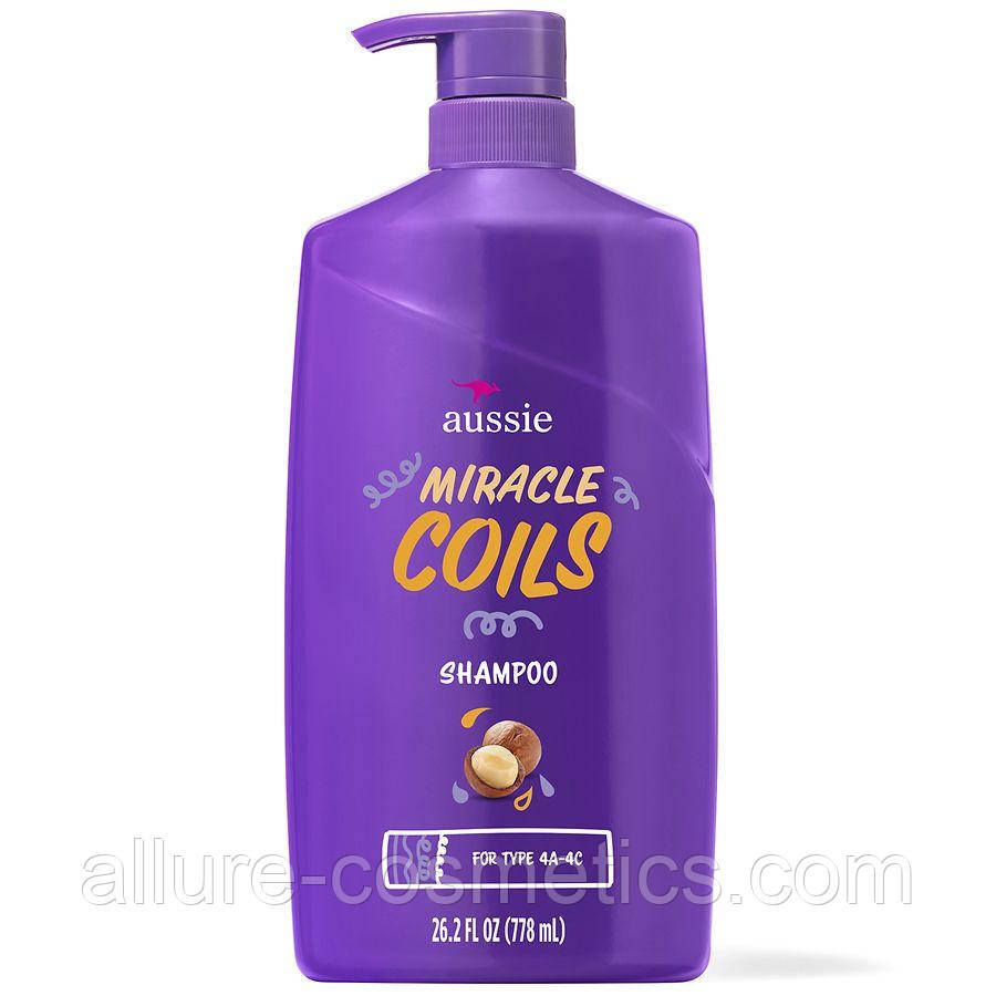 Шампунь для Кучерявого волосся Aussie Miracle Coils Shampoo with Macadamia Nut Oil 778 мл
