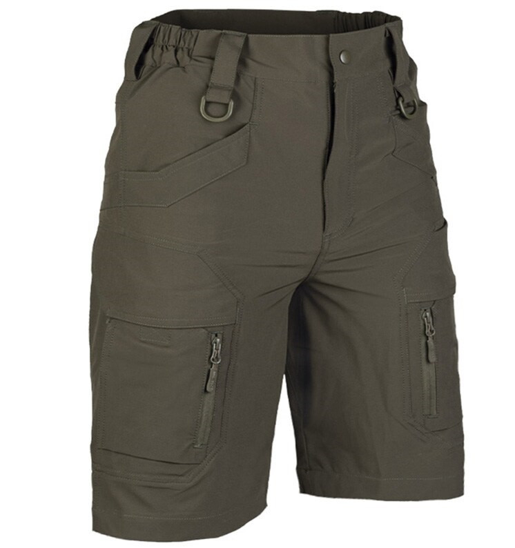 Шорти тактичні mil-tec Олива ELASTIC ASSAULT SHORTS RANGER (11404812) PeremogaUA, фото 1