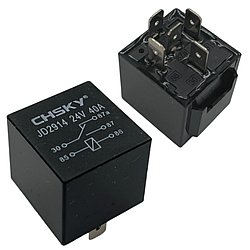Автомобільне реле CHSKY  на 5 контактів 24V 40A