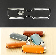 Шаблон акриловий для виготовлення шкіряних чохлів для запальничок Big Slim J23 арт. 06533