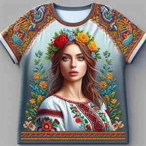 Вишиті Жіночі футболки з елементами української культури та символіки