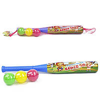 Дитячий ігровий набір для бейсболу 10130, 3 м'ячика і біта