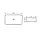 Раковина на стільницю 61 см нНакладні раковини для ванної + Високі змішувачі для раковини, фото 2