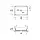 Умивальник накладна на стільницю умивальник 50 см прямокутний + високий змішувач для чаші умивальника, фото 10