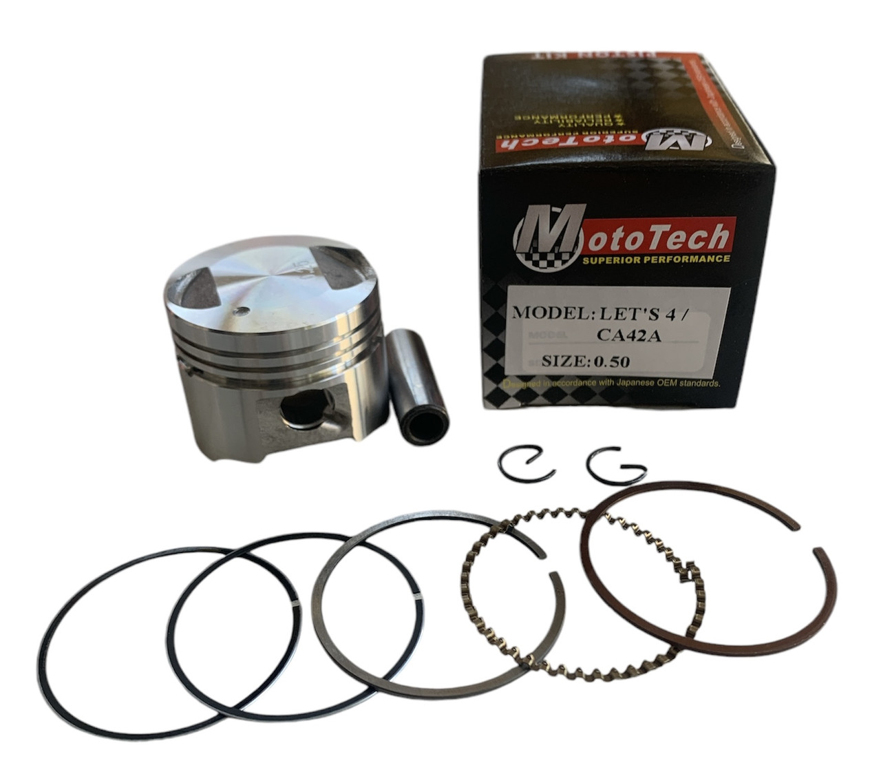 Поршень Suzuki LETS 4T +0.50 MotoTech