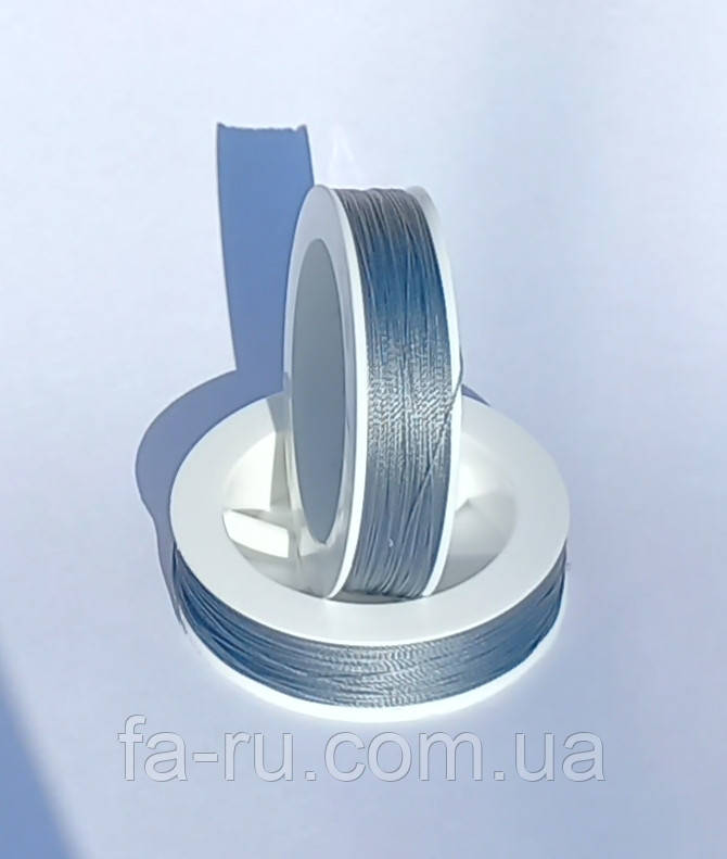Нитка для бісеру TYTAN 60 No60617 сірий 60 м