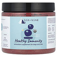Kin+Kind, засіб для зміцнення імунітету для собак і котів, з лохиною та журавлиною, 226,8 г (8 унцій)