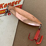 Блешня коливальна (колебалка / коливалка ) Konger Wydra 20 г / 77 мм хром, фото 2