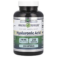 Amazing Nutrition, гіалуронова кислота, 100 мг, 250 капсул