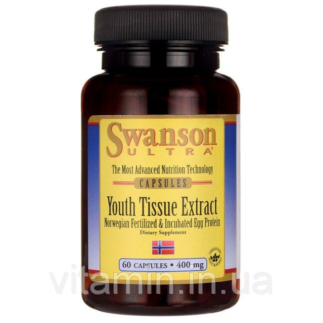 Оригінальний екстракт молодості тканини доктора Стренд, Dr Strand's Original Youth Tissue Extract, Swanson, 400 мг, 60 капсул