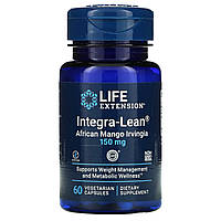 Африканське манго, Integra-Lean Irvingia Gabonensis African Mango, Life Extension, 150 мг, 60 капсул