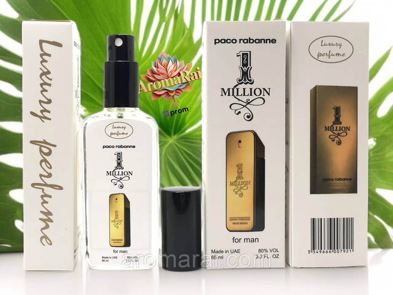 Елітний чоловічий тестер Luxury Perfume Paco Rabanne 1 Million (Пако Рабан Один Мільйон) 65 мл — Aromarai, фото 1