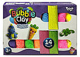 Кульковий пластилін «BUBBLE CLAY», 14 кольорів (BBC-05-01U), фото 2