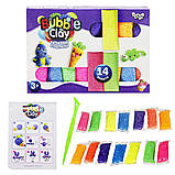 Кульковий пластилін «BUBBLE CLAY», 14 кольорів (BBC-05-01U), фото 5