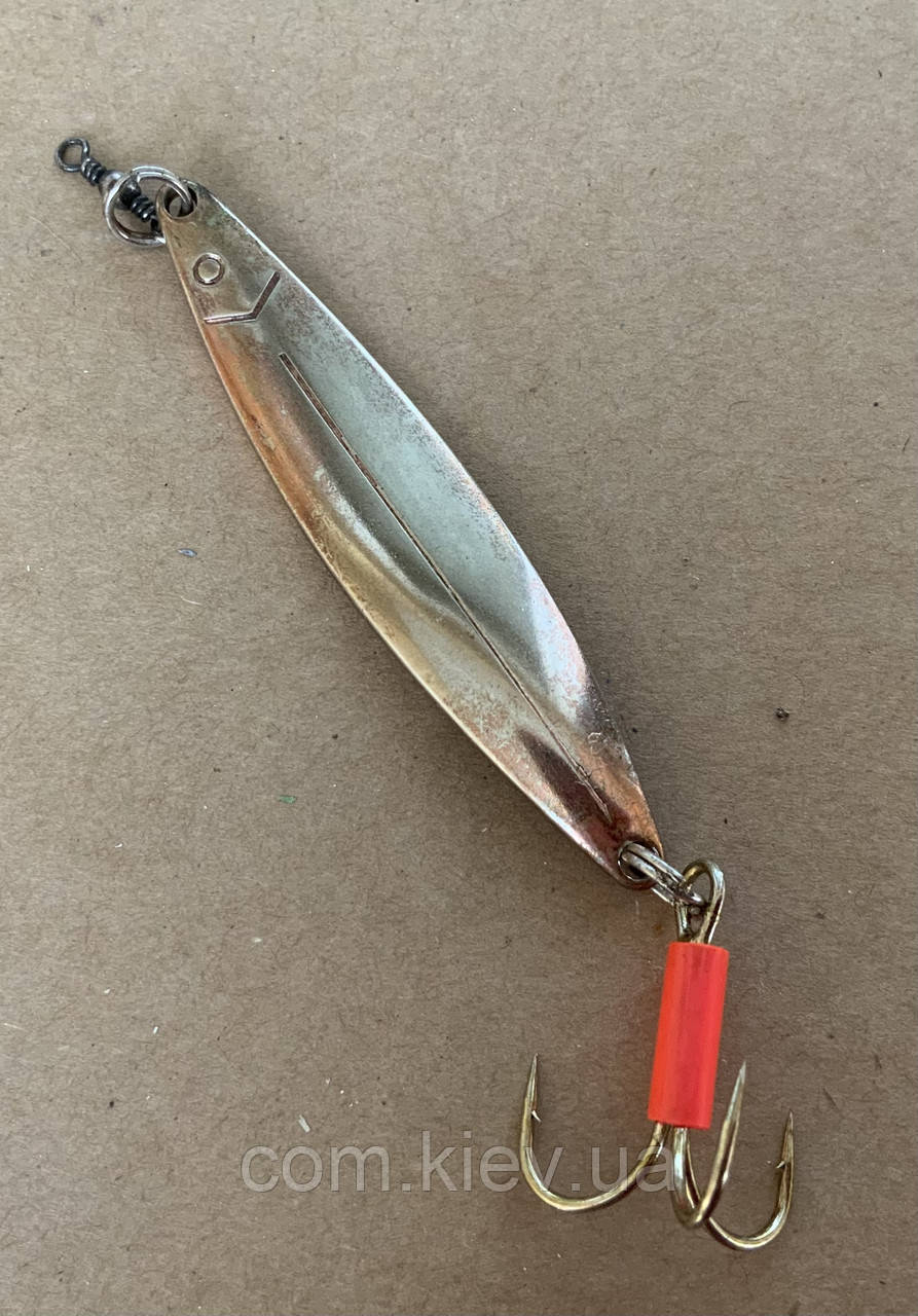 Блешня коливальна (колебалка / коливалка ) Konger 16 г / 77 мм хром, фото 1